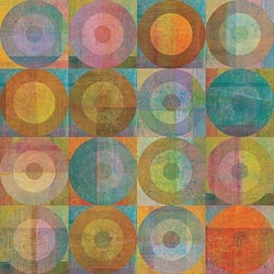 Abstract image with squares and circles