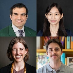 Headshots in Clockwise Order from Top Left: Soroush Saghafian, Yu Li Hsieh, Jacob Jameson, Skye Yoden