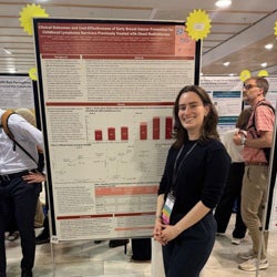 Jenna Rogers presents “Clinical Outcomes and Cost-Effectiveness of Early Breast Cancer Prevention for Childhood Lymphoma Survivors Previously Treated with Chest Radiotherapy”