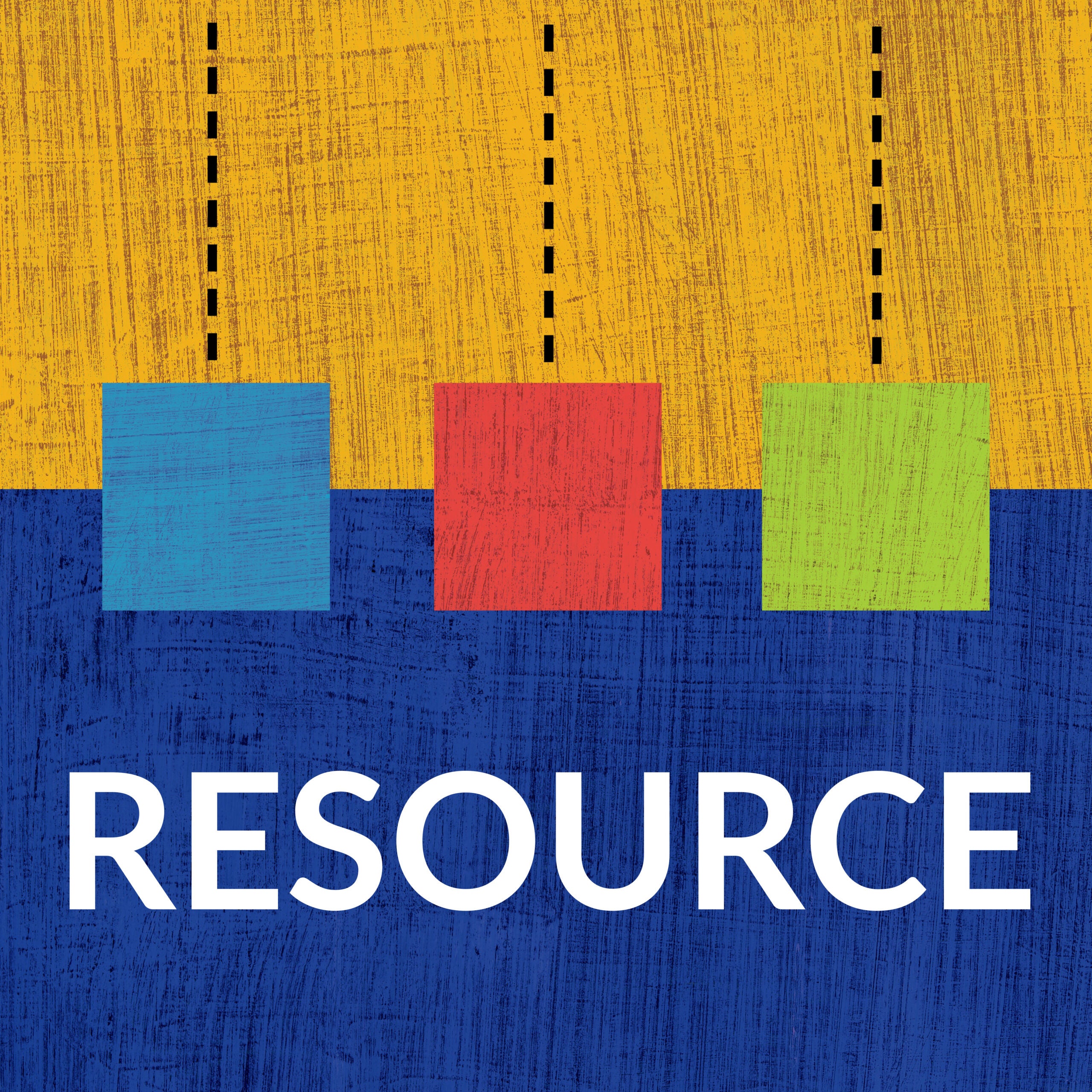 Image of Abstract Art with "Resource" Label